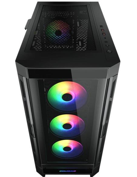 Cougar DuoFace Pro RGB Mid Tower Cristal Templado USB-C Negra