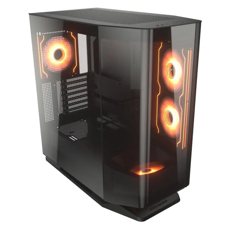 Cougar FV270 Mid Tower Cristal Templado Negra