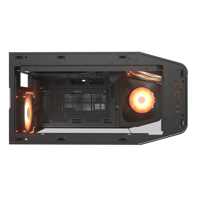 Cougar FV270 Mid Tower Cristal Templado Negra