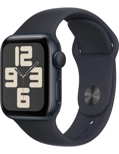 Apple Watch SE GPS 2ª Generación 40mm Aluminio Starlight con Correa Sport Negro