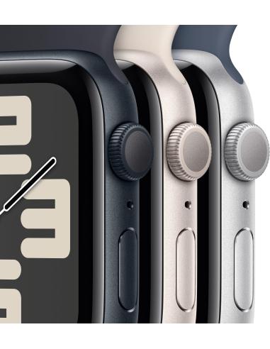 Apple Watch SE GPS 2ª Generación 40mm Aluminio Starlight con Correa Sport Negro