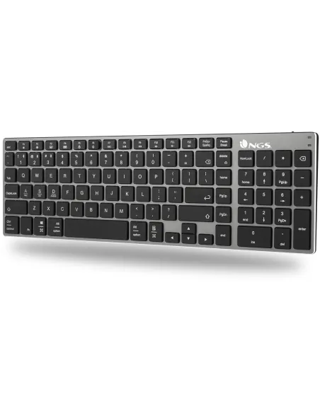 NGS Fortune BT Teclado Mecánico Inalámbrico Gris