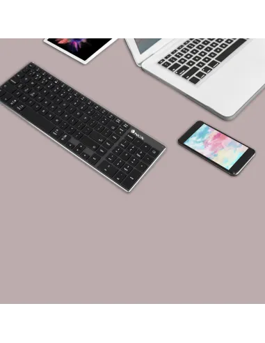 NGS Fortune BT Teclado Mecánico Inalámbrico Gris