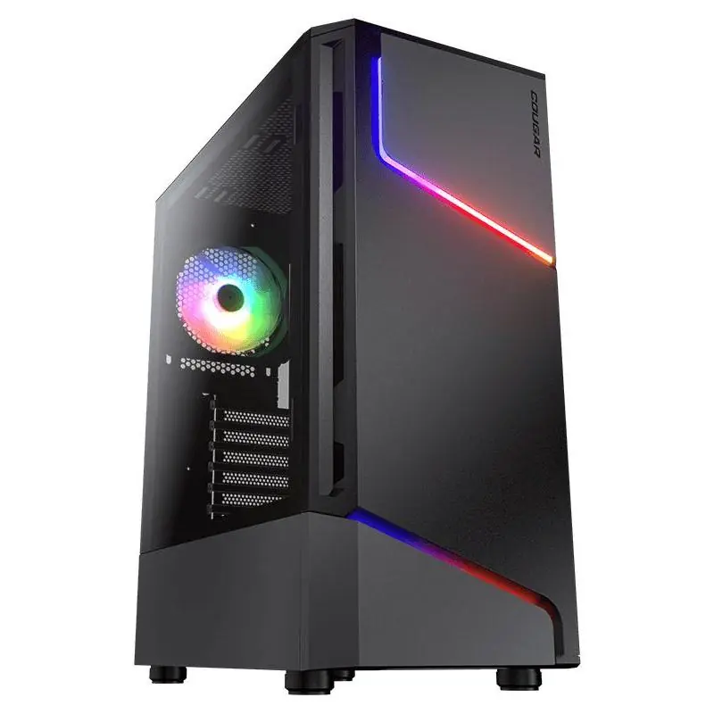 Cougar MX360 RGB Cristal Templado USB 3.0 Negra