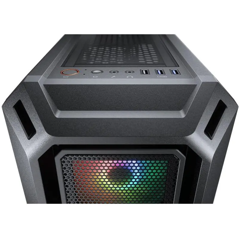 Cougar MX440 Mesh RGB Cristal Templado