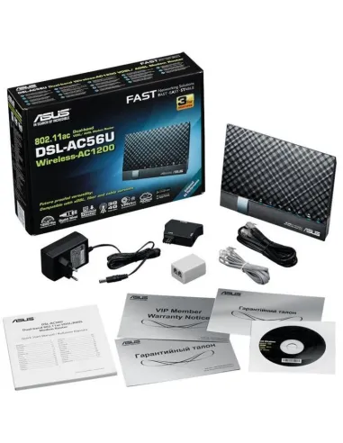 Asus DSL-AC56U Gigabit Router Dual-Band Wireless AC1200