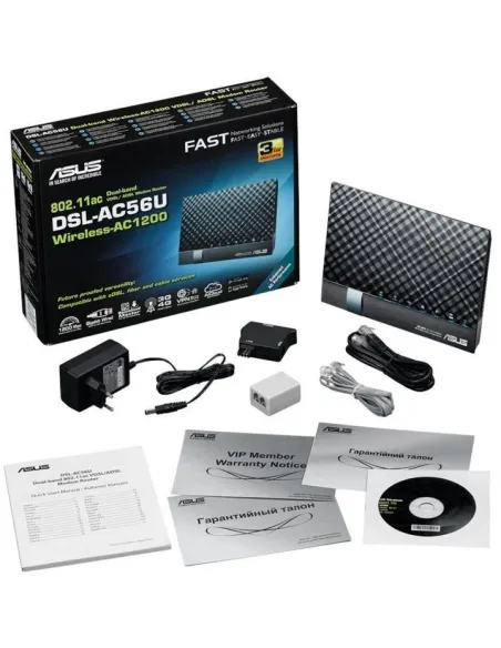 Asus DSL-AC56U Gigabit Router Dual-Band Wireless AC1200