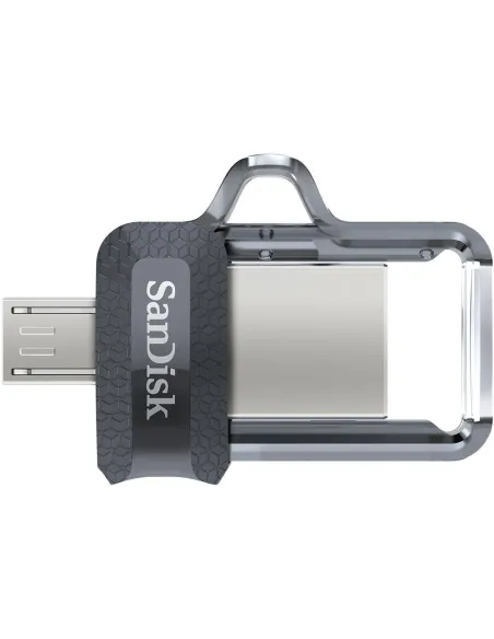 SanDisk Ultra Dual m3.0 128GB USB-A/microUSB 3.0 Gris/Plata