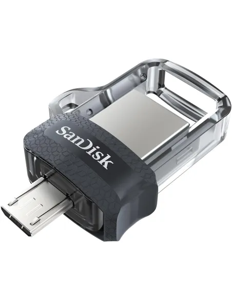 SanDisk Ultra Dual m3.0 256GB USB 3.0 Gris/Plata