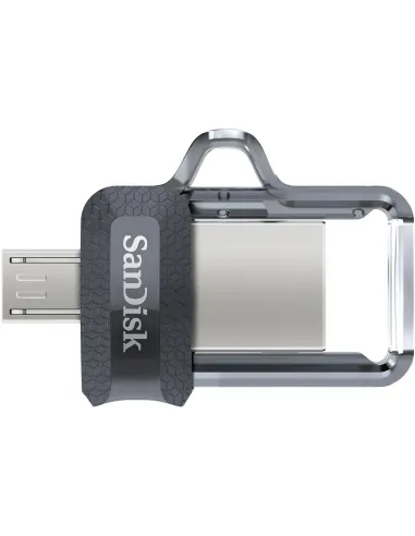 SanDisk Ultra Dual m3.0 256GB USB 3.0 Gris/Plata
