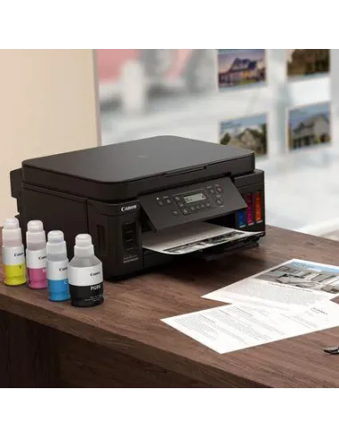 Canon PIXMA G6050 MegaTank Impresora de Tinta Multifunción Color WiFi Negra