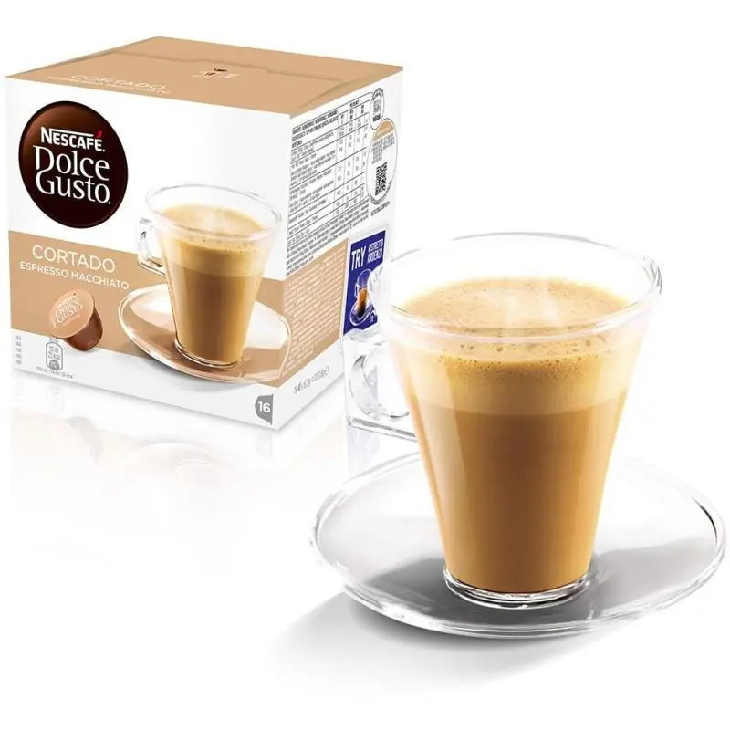 Nestle Dolce Gusto Cortado 16 Cápsulas x 3 Paquetes