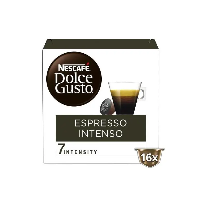 Nestle Dolce Gusto Espresso Intenso 16 Cápsulas x 3 Paquetes