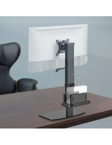 Aisens DT32TSR-165 Soporte de Mesa para Monitor/TV 17-32" Máx. 8 Kg Negro