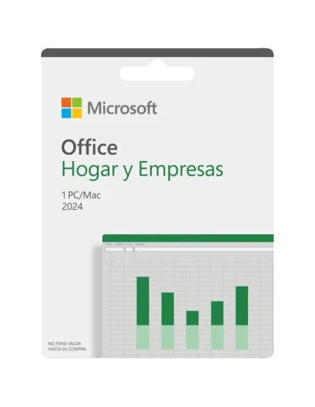Microsoft Office Hogar y Empresas 2024 1 Usuario Licencia Permanente
