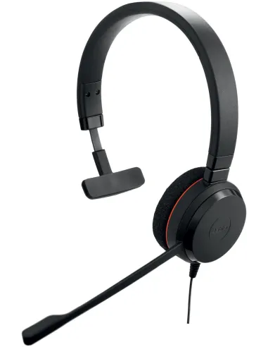 Jabra Evolve Auricular Monoaural USB-A Negro