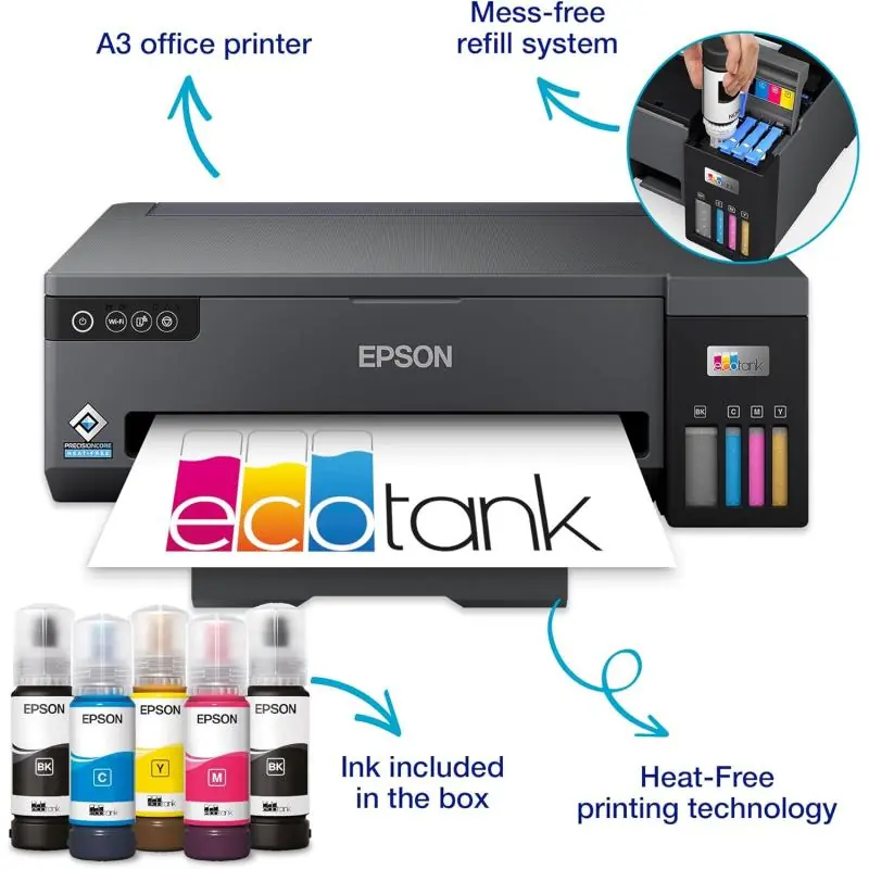 Epson EcoTank ET-14100 Impresora de Tinta A3 Color WiFi