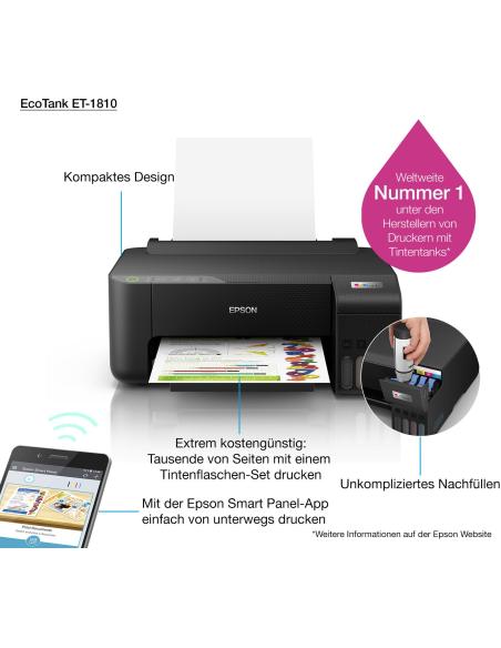 Epson EcoTank ET-1810 Impresora de Tinta Color WiFi