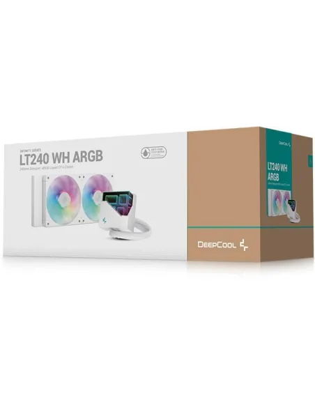 Deepcool LT240 ARGB Kit de Refrigeración Líquida 240mm Blanca