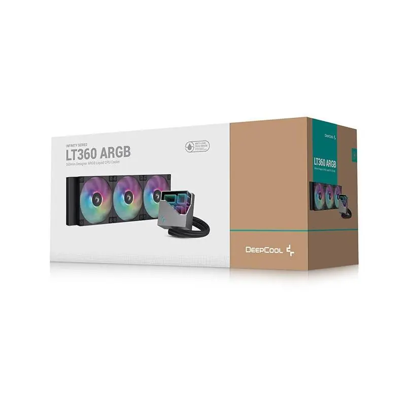 Deepcool LT360 ARGB Kit de Refrigeración Líquida 360mm Negra