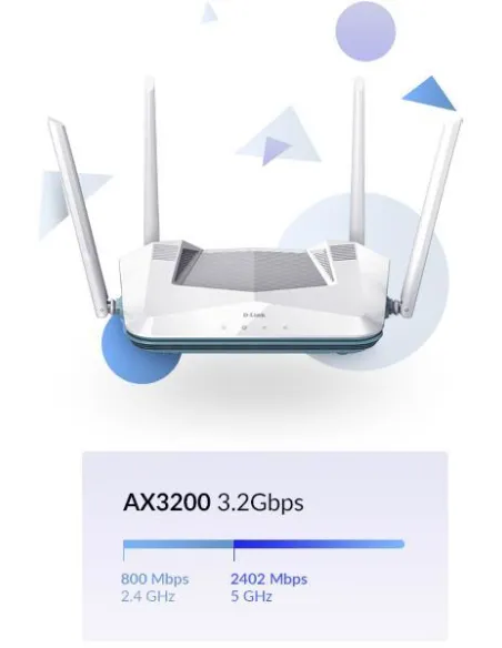 D-Link R32 EAGLE PRO AI AX3200 Smart Router