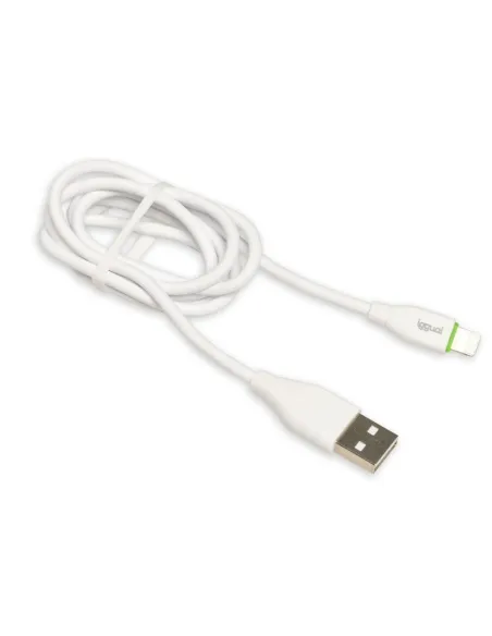 iggual cable USB-A/Lightning 100 cm blanco