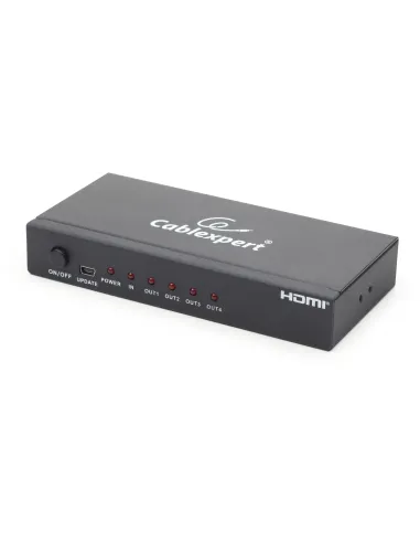 Gembird DSP-4PH4-02 Splitter HDMI 4 Puertos Negro