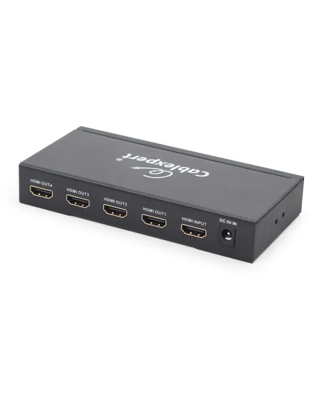 Gembird DSP-4PH4-02 Splitter HDMI 4 Puertos Negro