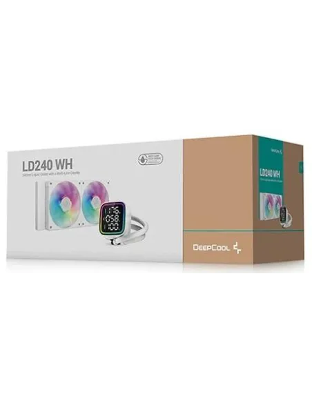 Deepcool LD240 RGB Kit de Refrigeración Líquida 240mm Blanca
