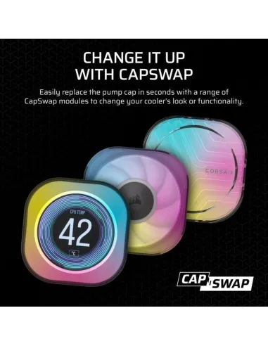 Corsair iCUE LINK TITAN 360 RX LCD Kit Refrigeración Líquida 360mm Negro