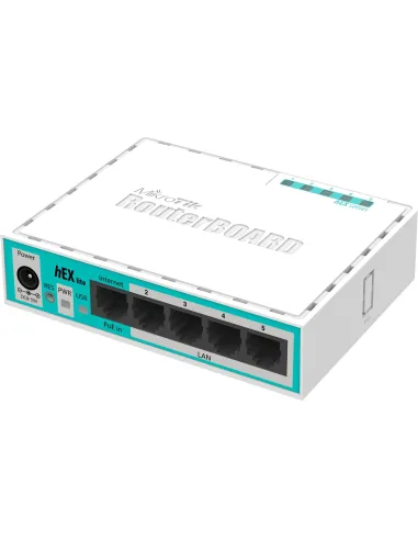 Mikrotik hEX Lite Switch 5 Puertos 10/100 Blanco