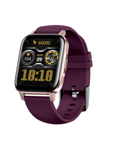 Leotec MultiSport Crystal Smartwatch Púrpura