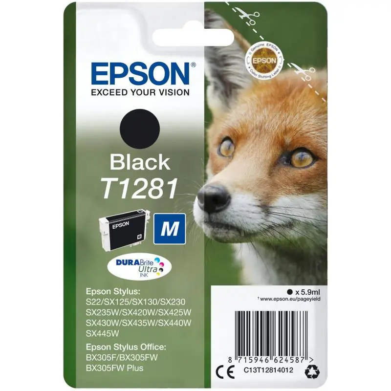 Epson T1281 Cartucho de Tinta Negro