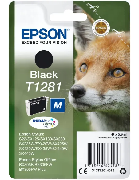 Epson T1281 Cartucho de Tinta Negro