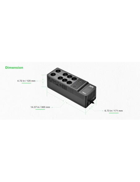 APC Back-UPS  BE1050G2-GR 1050VA