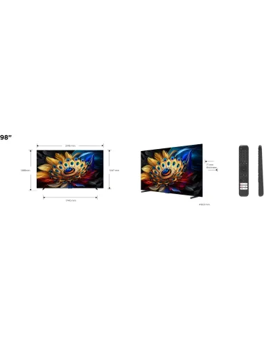 TCL 98C655 98" QLED UltraHD 4K Dolby Vision Google TV