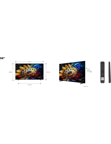 TCL 98C655 98" QLED UltraHD 4K Dolby Vision Google TV