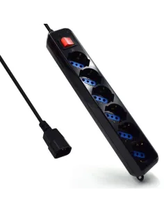 Ewent EW3925 Regleta con 6xSchuco Con Protección contra Subidas de Tensión-AELREG0075