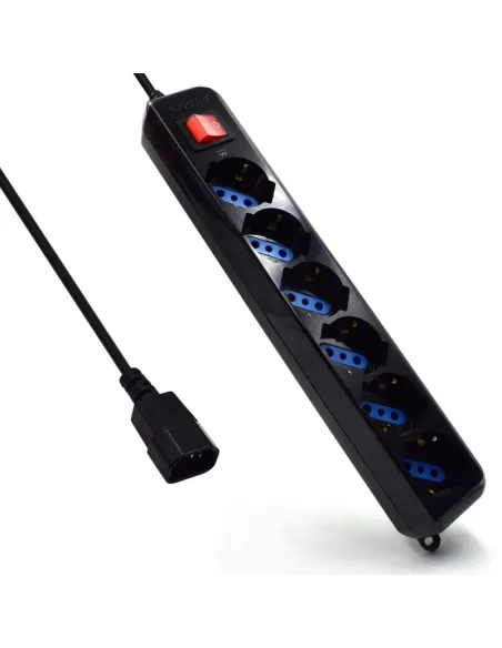 Ewent EW3925 Regleta con 6xSchuco Con Protección contra Subidas de Tensión