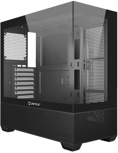 UNYKAch Revelat Mid Tower ATX Doble Cristal Templado USB-C Negra
