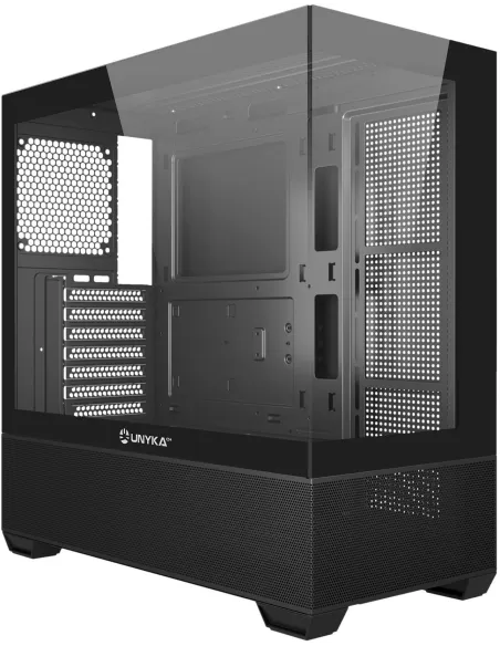 UNYKAch Revelat Mid Tower ATX Doble Cristal Templado USB-C Negra