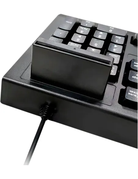 Unykach UK529181 Teclado con Lector DNI Negro