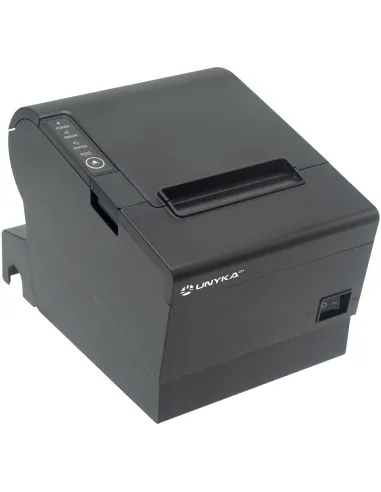 UNYKAch POS5 Impresora de Tickets Térmica USB/LAN/R-J12/RJ-11 Negra