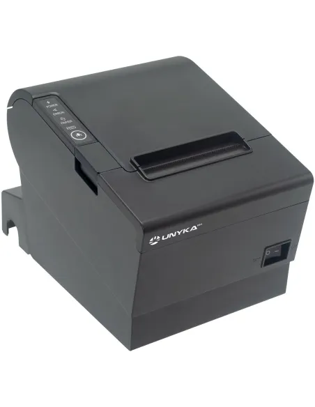 UNYKAch POS5 Impresora de Tickets Térmica USB/LAN/R-J12/RJ-11 Negra