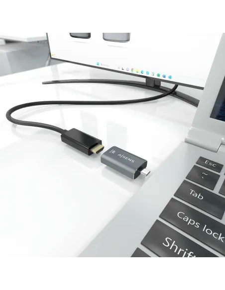 Aisens A109-0862 Conversor HDMI a USB-C Gris