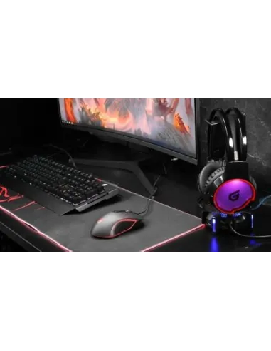 Conceptronic DJEBBEL Ratón Gaming 3200 DPI Negro