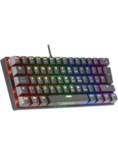 Mars Gaming MK60 Teclado Mecánico Negro FRGB Switch Negro