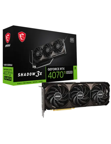 MSI GeForce RTX™ 4070 Ti SUPER SHADOW 3X OC 16GB GDDR6X