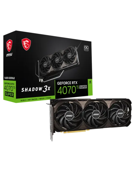 MSI GeForce RTX™ 4070 Ti SUPER SHADOW 3X OC 16GB GDDR6X