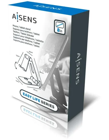 Aisens MS2PM-090 Soporte para Smartphone/Tablet Negro